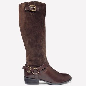 Lauren Ralph Lauren McLeod Riding Boots WIDE CALF Size 7
